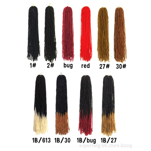 wholesale synthetic sister locs Crochet hair extensions afro kinky hair Dreadlocks Hair Extensions faux Locs dreadlocs